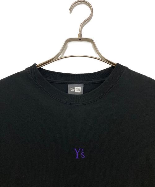 New Era（ニューエラ）New Era (ニューエラ) Y's (ワイズ) ワンポイント刺繍ｔシャツ ブラック サイズ:Ｌの古着・服飾アイテム
