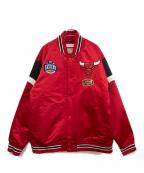 MITCHELL & NESSミッチェルアンドネス）の古着「スタジャン」｜レッド