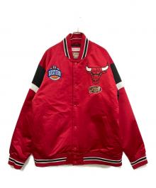 MITCHELL & NESS（ミッチェルアンドネス）の古着「スタジャン」｜レッド