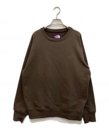THE NORTHFACE PURPLELABEL（ザ・ノースフェイス パープルレーベル）の古着「Field Crewneck Sweatshirt」｜ブラウン