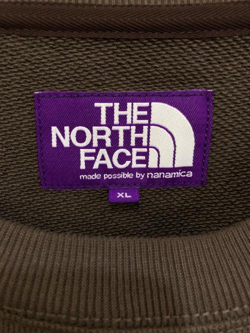 THE NORTHFACE PURPLELABEL（ザ・ノースフェイス パープルレーベル）THE NORTHFACE PURPLELABEL (ザ・ノースフェイス パープルレーベル) Field Crewneck Sweatshirt ブラウン サイズ:XLの古着・服飾アイテム