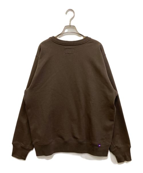 THE NORTHFACE PURPLELABEL（ザ・ノースフェイス パープルレーベル）THE NORTHFACE PURPLELABEL (ザ・ノースフェイス パープルレーベル) Field Crewneck Sweatshirt ブラウン サイズ:XLの古着・服飾アイテム
