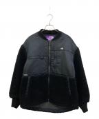 THE NORTHFACE PURPLELABEL×Ron Hermanザ・ノースフェイス パープルレーベル×ロンハーマン）の古着「別注 Wool Boa Fleece Denali Jacket」｜ブラック