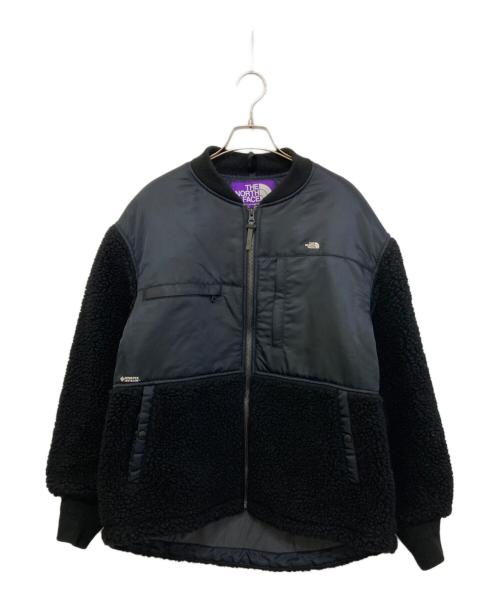 THE NORTHFACE PURPLELABEL（ザ・ノースフェイス パープルレーベル）THE NORTHFACE PURPLELABEL (ザ・ノースフェイス パープルレーベル) Ron Herman (ロンハーマン) 別注 Wool Boa Fleece Denali Jacket ブラック サイズ:Ｍの古着・服飾アイテム