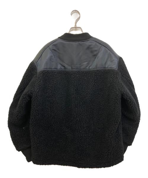 THE NORTHFACE PURPLELABEL（ザ・ノースフェイス パープルレーベル）THE NORTHFACE PURPLELABEL (ザ・ノースフェイス パープルレーベル) Ron Herman (ロンハーマン) 別注 Wool Boa Fleece Denali Jacket ブラック サイズ:Ｍの古着・服飾アイテム