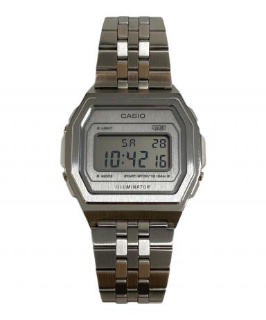 【美品】CASIO カシオA1000A-7JF シルバー CASIO（カシオ） “Casio Cllassic PREMIUM” A1000A-7JF シルバー