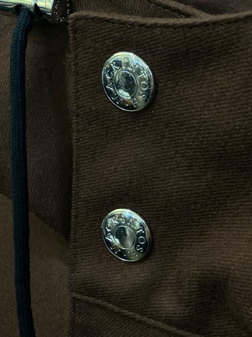 MACKINTOSH（マッキントッシュ）MACKINTOSH (マッキントッシュ) TOMORROW LAND (トゥモローランド) 別注GRANISH ウールボンディング フーデッドコート ブラウン サイズ:40の古着・服飾アイテム