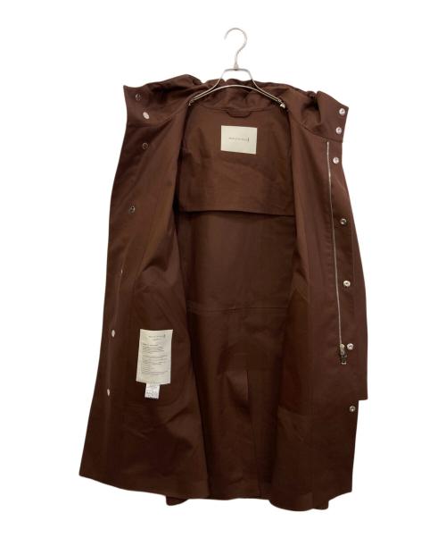 MACKINTOSH（マッキントッシュ）MACKINTOSH (マッキントッシュ) TOMORROW LAND (トゥモローランド) 別注GRANISH ウールボンディング フーデッドコート ブラウン サイズ:40の古着・服飾アイテム