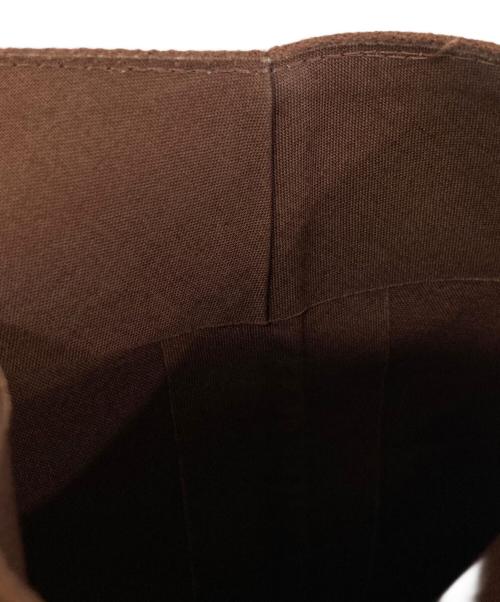 MACKINTOSH（マッキントッシュ）MACKINTOSH (マッキントッシュ) TOMORROW LAND (トゥモローランド) 別注GRANISH ウールボンディング フーデッドコート ブラウン サイズ:40の古着・服飾アイテム