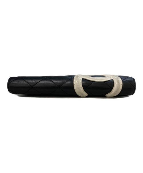 CHANEL（シャネル）CHANEL (シャネル) カンボンライン ココマーク長財布 ブラックの古着・服飾アイテム