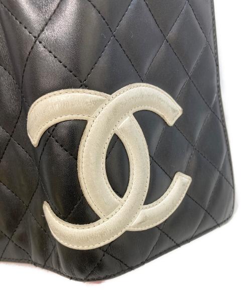 CHANEL（シャネル）CHANEL (シャネル) カンボンライン ココマーク長財布 ブラックの古着・服飾アイテム