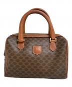 CELINEセリーヌ）の古着「マカダム柄ミニボストンバッグ」｜ブラウン