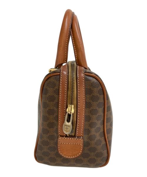 CELINE（セリーヌ）CELINE (セリーヌ) マカダム柄ミニボストンバッグ ブラウンの古着・服飾アイテム