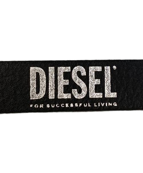 DIESEL（ディーゼル）DIESEL (ディーゼル) レザーベルト ブラックの古着・服飾アイテム