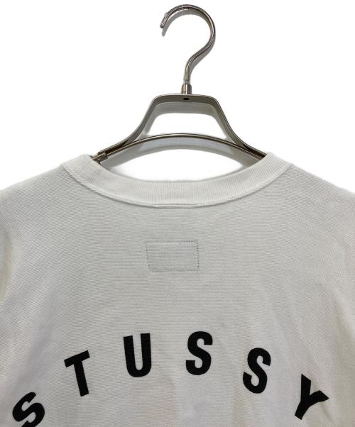 stussy（ステューシー）stussy (ステューシー) Champion (チャンピオン) 半袖スウェット ホワイト サイズ:Sの古着・服飾アイテム