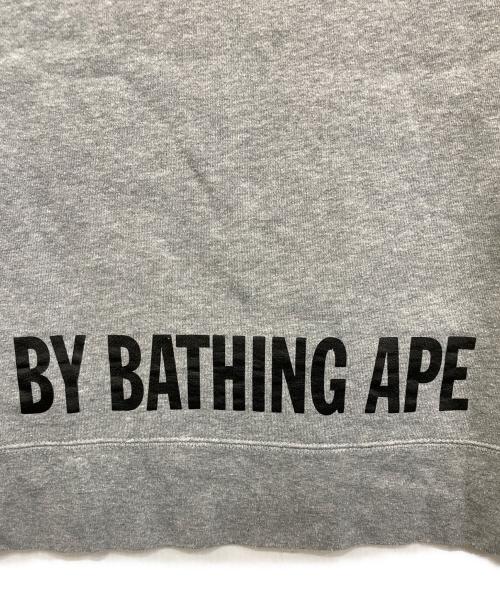 A BATHING APE（ア ベイシング エイプ）A BATHING APE (ア ベイシング エイプ) プリントスウェット グレー サイズ:Lの古着・服飾アイテム