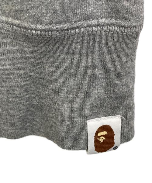 A BATHING APE（ア ベイシング エイプ）A BATHING APE (ア ベイシング エイプ) プリントスウェット グレー サイズ:Lの古着・服飾アイテム