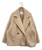COLLAGE GALLARDAGALANTEコラージュ ガリャルダガランテ）の古着「ウール混シャギーPコート」｜ベージュ