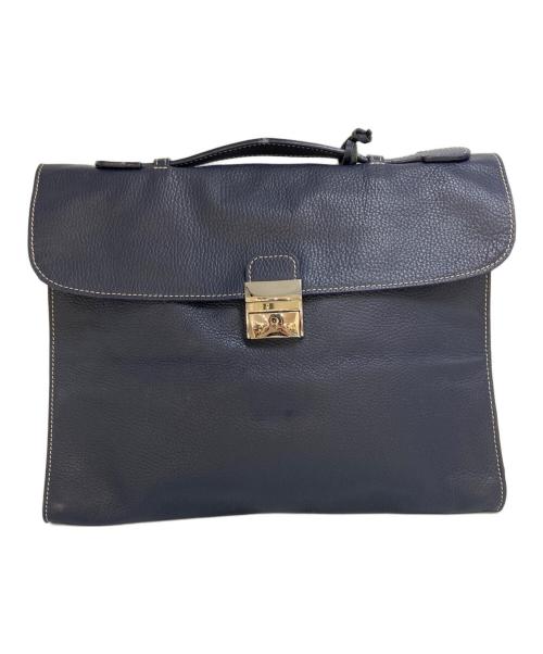 E.MARINELLA（マリネッラ）E.MARINELLA (マリネッラ) ソットブラッチョ ネイビーの古着・服飾アイテム