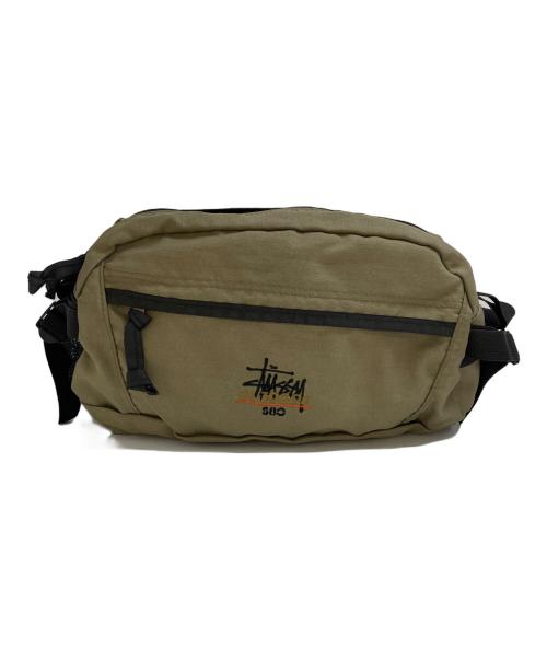 stussy（ステューシー）stussy (ステューシー) オールドヒップバッグ カーキの古着・服飾アイテム