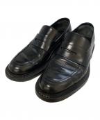 GUCCIグッチ）の古着「Uチップコインローファー　794790」｜ブラック