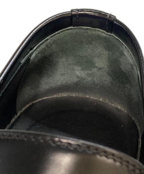 GUCCI（グッチ）GUCCI (グッチ) Uチップコインローファー　794790 ブラック サイズ:7の古着・服飾アイテム