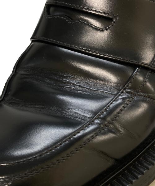 GUCCI（グッチ）GUCCI (グッチ) Uチップコインローファー　794790 ブラック サイズ:7の古着・服飾アイテム