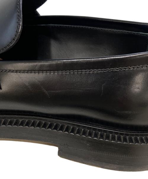 GUCCI（グッチ）GUCCI (グッチ) Uチップコインローファー　794790 ブラック サイズ:7の古着・服飾アイテム