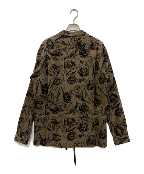SASQUATCHfabrix.（サスクワッチファブリックス）SASQUATCHfabrix. (サスクワッチファブリックス) FLOWER SKETCH シャツ ブラウン サイズ:Mの古着・服飾アイテム