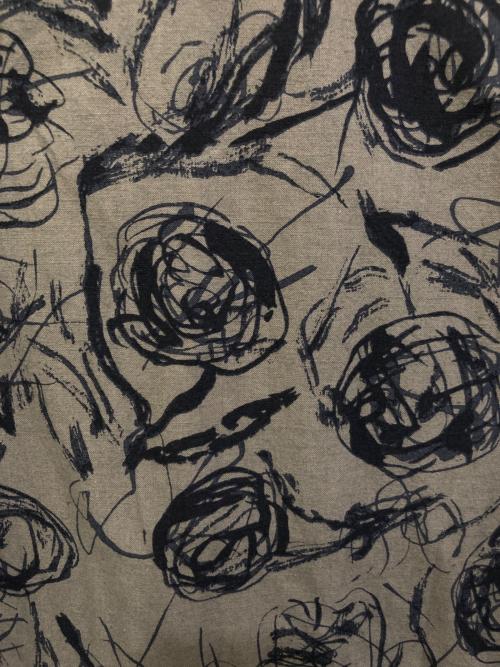 SASQUATCHfabrix.（サスクワッチファブリックス）SASQUATCHfabrix. (サスクワッチファブリックス) FLOWER SKETCH シャツ ブラウン サイズ:Mの古着・服飾アイテム