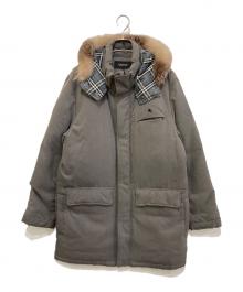 BURBERRY BLACK LABEL（バーバリーブラックレーベル）の古着「ダウンジャケット」｜グレー