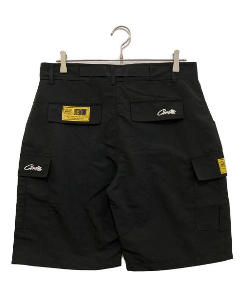 Corteiz（コーテイズ）Corteiz (コーテイズ) リップストップハーフパンツ ブラック サイズ:Mの古着・服飾アイテム