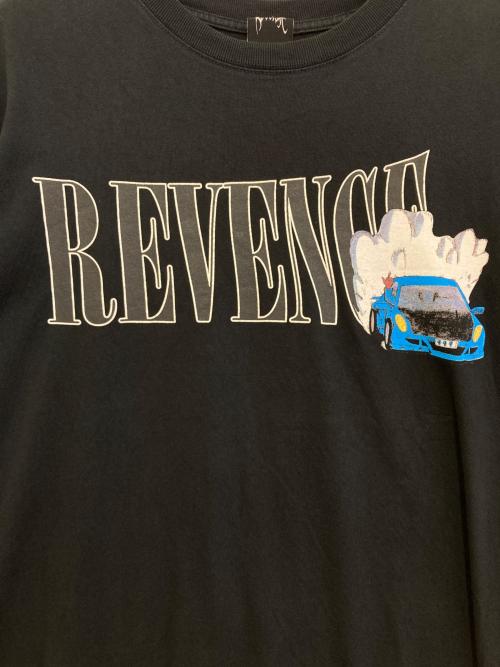 Juice WRLD（-）Juice WRLD (-) REVENGE GALLERY (リベンジ ギャラリー) プリントTシャツ ブラック サイズ:XLの古着・服飾アイテム