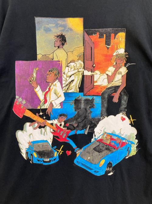 Juice WRLD（-）Juice WRLD (-) REVENGE GALLERY (リベンジ ギャラリー) プリントTシャツ ブラック サイズ:XLの古着・服飾アイテム