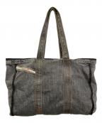 DIESELディーゼル）の古着「デニムトートバッグ」｜ブラック