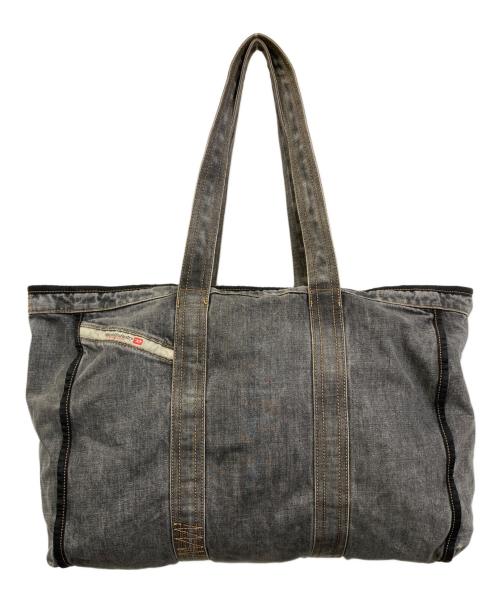 DIESEL（ディーゼル）DIESEL (ディーゼル) デニムトートバッグ ブラックの古着・服飾アイテム