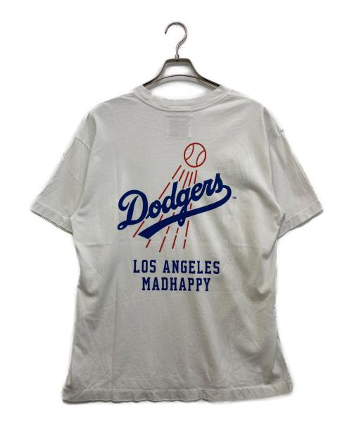 madhappy（マッドハッピー）madhappy (マッドハッピー) Cooperstown (クーパーズタウン) プリントTシャツ ホワイト サイズ:Mの古着・服飾アイテム