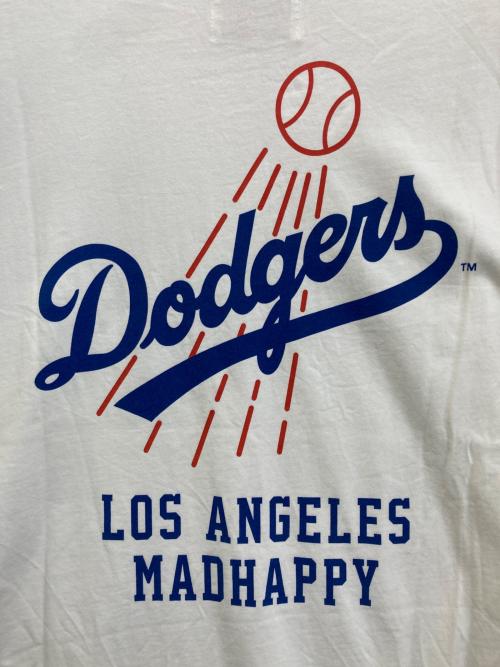 madhappy（マッドハッピー）madhappy (マッドハッピー) Cooperstown (クーパーズタウン) プリントTシャツ ホワイト サイズ:Mの古着・服飾アイテム