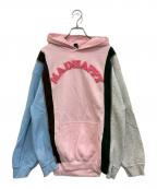 Rebuild by Needles×madhappyリビルドバイニードルス×マッドハッピー）の古着「再構築プルオーバーパーカー」｜ピンク