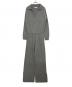 ROSARYMOON（ロザリームーン）の古着「V-neck Knit All-in-one」｜グレー