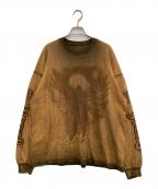 Travis Scott×Coachellaトラヴィススコット×）の古着「プリントカットソー」｜ブラウン