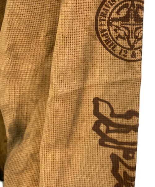 Travis Scott（トラヴィススコット）TRAVIS SCOTT (トラヴィススコット) Coachella プリントカットソー ブラウン サイズ:Lの古着・服飾アイテム