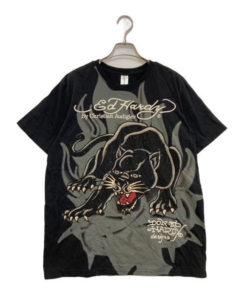 Ed Hardy（エド ハーディー）Ed Hardy (エド ハーディー) EBKST SS TEE ブラック サイズ:Lの古着・服飾アイテム