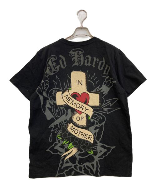 Ed Hardy（エド ハーディー）Ed Hardy (エド ハーディー) EBKST SS TEE ブラック サイズ:Lの古着・服飾アイテム