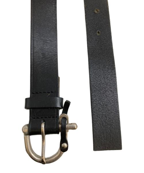 ED ROBELT JUDSON（-）ED ROBELT JUDSON (-) レザーベルト ブラックの古着・服飾アイテム