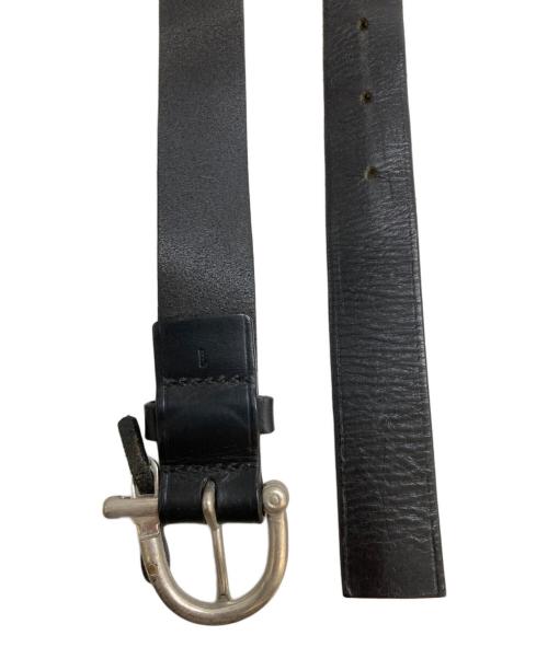 ED ROBELT JUDSON（-）ED ROBELT JUDSON (-) レザーベルト ブラックの古着・服飾アイテム