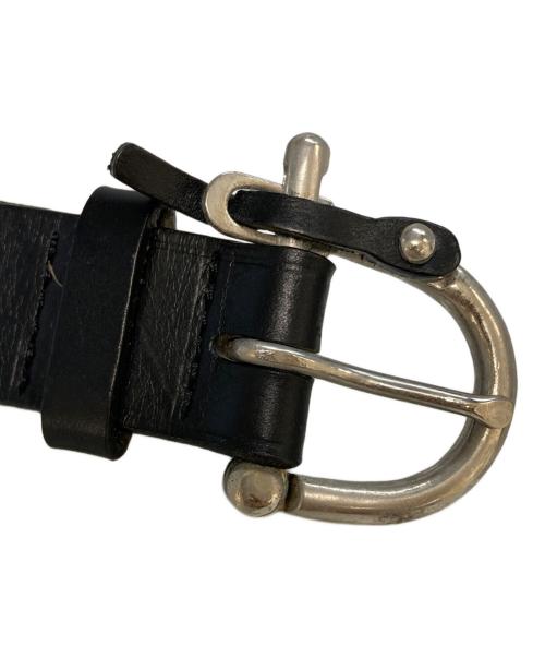 ED ROBELT JUDSON（-）ED ROBELT JUDSON (-) レザーベルト ブラックの古着・服飾アイテム