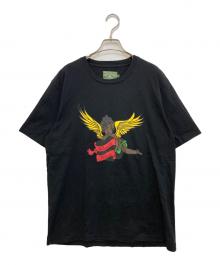 Denim Tears（デニムティアーズ）の古着「ブラック ケルビム Tシャツ」｜ブラック