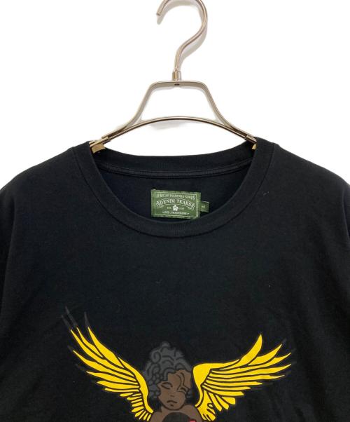 Denim Tears（デニムティアーズ）Denim Tears (デニムティアーズ) ブラック ケルビム Tシャツ ブラック サイズ:Lの古着・服飾アイテム