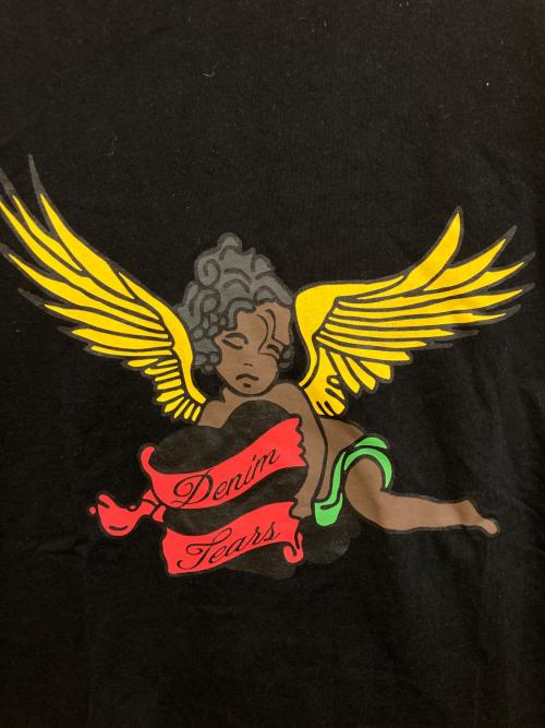 Denim Tears（デニムティアーズ）Denim Tears (デニムティアーズ) ブラック ケルビム Tシャツ ブラック サイズ:Lの古着・服飾アイテム